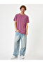 Basic T-Shirt Slim Fit Crew Neck Short Sleeve - 2