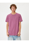 Basic T-Shirt Slim Fit Crew Neck Short Sleeve - 3