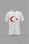 Ataturk Printed and Turkish Flag Cotton Children's T-Shirt for Girls and Boys (UNİSEX) Age 5-13