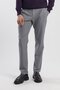 Gray Comfort Fit Double Pocket Flap Pleated Side Pocket Pants