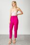 Modailgi Belt and Pleat Detailed Suit Trousers - 7534 Fuchsia - 3
