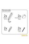 Bathroom Organizer Shampoo Holder Bathroom Shower Shelf Matte Black Bk022H - 4