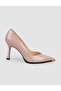 100% Genuine Leather Powder Patent Leather Women's Heeled Shoes