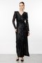 Rochie cu paiete Modailgi neagră - 5