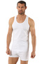 Özkan 0267 Men's 95% Cotton Lycra Single Jersey Flexible Comfortable Cross-Back Sports Rambo Undershirt