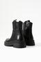 Black Genuine Leather Women's Boots - 4
