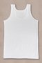 6 Pieces White Boy's Combed Cotton Undershirt - 2