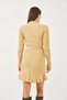 Women's Camel Long Sleeve Knitwear Dress with Elastic Waist and Sleeves 20234303 - 6
