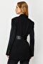 Modailgi Leather Belted Jacket Black - 4