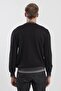 Black Slim Fit Crew Neck Knitwear Sweater - 4