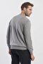 Gray Slim Fit Crew Neck Knitwear Sweater - 4