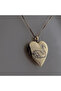 Capped Steel Necklace with Swan Motif - 3
