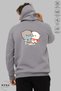 Unisex Hoodie Long Sleeve Bubu Dudu Bicycle Printed Hooded Sweatshirt Oversize Cotton