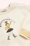 Kız Bebek Bej Sweatshirt - 3