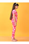 Heart Print T-Shirt and Pyjama Set - 3