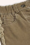 Baby Girl Camel Jeans with Elastic Waist - 3