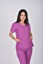 Light Purple Stretch Atlantis-Style Jogger Set (Top and Bottom) for Doctors and Nurses—Scrubs Uniform - 3