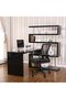 Ergonomic Mesh Office Chair with Lumbar Support & Armrest - Black, Comfortable & Adjustable - 2