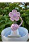 Floral Thermos Accessory/Floral Straw Protector/Straw Cover/Straw Stopper - 2