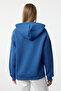 Saks Oversize/Geniş Kalıp Nakışlı Kalın İçi Polarlı Örme Sweatshirt TWOAW25SW00070 - 5