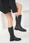 Women's Black Boots 19801 - Stylish - 2
