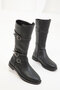 Women's Black Boots 19801 - Stylish - 3