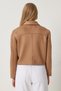 Women's Mink Wide Pocket Suede Jacket Fk00011 - 6