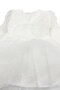 Winged Long Sleeve Party Baby Dress White - 4