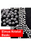 Atatürk Crystal Stone Printed Black T-Shirt - 4