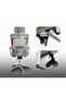 Silla 97729 Ergonomic High Back Office Chair - Adjustable, Grey, Modern Design - 4
