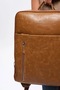 Deridense Organizer Laptop Premium Vegan Leather Backpack Laptop Bag Unisex - 2