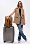 Deridense Organizer Laptop Premium Vegan Leather Backpack Laptop Bag Unisex - 6