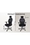 Ergonomic Office Chair | 3D Arm Rest, Lumbar Support & Adjustable Features | Black - 2