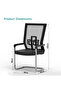 HY-810 Ergonomic Mesh Office Chair - Adjustable, Durable, and Comfortable - Black - 5