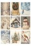 New Year Themed Nostalgic 9-Piece Postcard Photocard Series Model 11