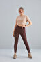 Women's Fleece, Elastic, Raised, Ribbed, Gathering Interlock Winter Knitted Tights - 2