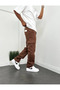 Men's Cargo Pocketed Gabardine Baggy Pants - 3