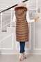 Hooded Puffer Vest Brown - 5