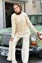 Side Shawl Knitwear Set - 2