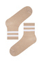 Striped Tennis 2-Piece Red Multi-Colored Socks - 3