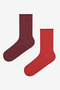 Basic Comfortable Rubber 2-Piece Socks
