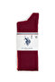 Women's Burgundy Socks 50274182 -Vr014 - 4