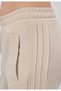 Women's Stone Colored Sweatpants with Striped Sides - 6