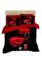 Ferrets Red 3D Digital Double Duvet Cover Set