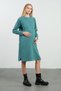 Maternity Breastfeeding Detailed Pocket Soft Textured Thessaloniki Regular Fit Dress Mi̇ntyeşi̇li̇ - 4