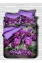 Lilac Digital Double Duvet Cover Set