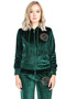 Women's Stoned Wide-Leg Velvet Suit - 2
