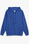 Nürburgring Race Track Back Printed Hooded Half Oversized Sweatshirt Blue Hoodie 1206 - 2