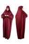 Elegant Prayer Dress and Turban Prayer Beads Set Hijab Shawl Muslim Clothing Abaya - 6
