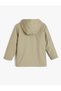 Oversized Hooded Coat with Pocket Detail - 4